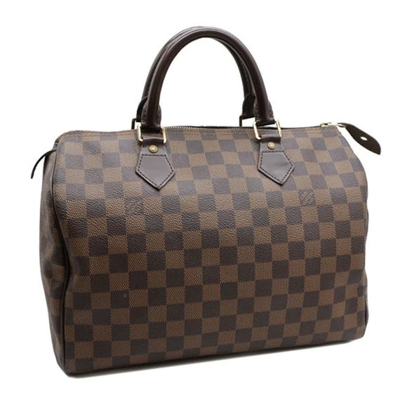 Louis Vuitton Handbag Speedy 30 Damier Ebene Brown - Picture 2 of 6